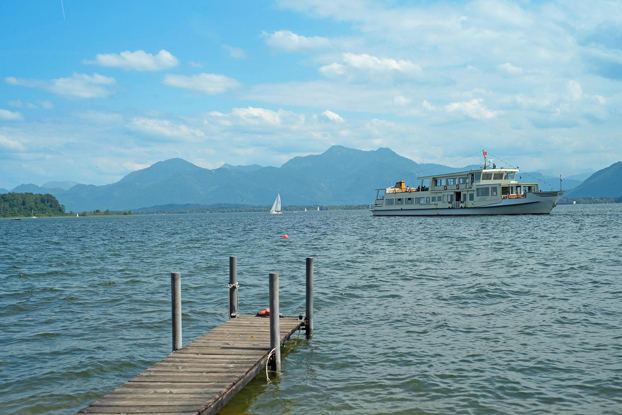 Ferienwohnung Mit Garten Am Chiemsee Prien am Chiemsee Exterior foto